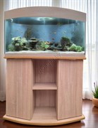 Аквариум Aqua "телик" на 180 л с Led освещением и тумбой