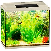 Купить Аквариум Biodesign Классик 40, силикатное стекло Pilkington Optifloat™, 4 мм, 39 л, 45х25х42 см, LED светильник, белёный дуб