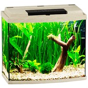 Купить Аквариум Biodesign Классик 40R, силикатное стекло Pilkington Optifloat™, 4 мм, 38 л, 45х25х42 см, LED светильник, белёный дуб