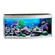 Купить Аквариум Biodesign Altum Panoramic 300, силикатное стекло Pilkington Optifloat™, 8-10 мм, 300 л, 126x51x60 см, шторка для автокормушки, серебряный