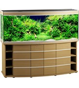 Купить Аквариум Biodesign Altum Panoramic 700, силикатное стекло Pilkington Optifloat™, 10 мм, 680 л, 181x66x72 см, шторка для автокормушки, бук