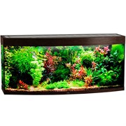 Купить Аквариум Biodesign Панорама 450, силикатное стекло Pilkington Optifloat™, 10 мм, 420 л, 151x56x68 см, шторка для автокормушки, венге