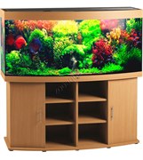 Купить Аквариум Biodesign Панорама 600, силикатное стекло Pilkington Optifloat™, 10-12 мм, 600 л, 161x66x76 см, шторка для автокормушки, бук