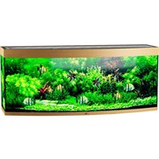 Купить Аквариум Biodesign Панорама 650, силикатное стекло Pilkington Optifloat™, 10 мм, 650 л, 181x66x75 см, шторка для автокормушки, бук
