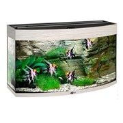 Купить Аквариум Biodesign Панорама 80, силикатное стекло Pilkington Optifloat™, 4-5 мм, 77 л, 71x33x46 см, шторка для автокормушки, беленый дуб