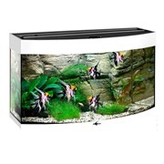 Купить Аквариум Biodesign Панорама 80, силикатное стекло Pilkington Optifloat™, 4-5 мм, 77 л, 71x33x46 см, шторка для автокормушки, белый