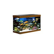 Купить Аквариум Biodesign Риф 200, силикатное стекло Pilkington Optifloat™, 6-8 мм, 185 л, 101x41x56 см, шторка для автокормушки, золотой дуб