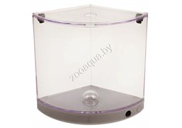 Мини-аквариум Dophin T101 1,4 л с голубой LED-подсветкой — вид спереди