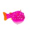 GL-268346 GLOXY Рыба шар на леске розовая, 8х5х5,5см Флуорисцентная аквариумная декорация - фото 20929