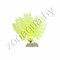 Растение пластиковое GLOFISH флуоресцентное желтое 20,32см - фото 26894
