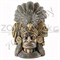 Декорация Голова (маска) Aztek 15,5x14x22 см. - фото 27399
