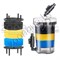 Фильтр внешний канистровый HW-603B, 6W (400лч,акв. до 55л) с наполнителями (губка 3 вида синтепон) 4 ступенчатый (большой) - фото 27543