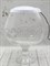 Аквариум бокал на 7 литров белый с Led светильником на пульте управления деньночь и др. режимы - фото 36906