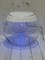 Аквариум круглый на 5 л. белый с Led светильником на пульте управления деньночь и др. режимы - фото 37003