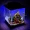 Аквариум Куб Aqua Glo на 30л. день/ночь с рыбками данио GloFish Reff - фото 45381