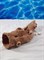 Декорация для аквариума из керамики Коряга ZooAqua, 10x25 см купить с доставкой