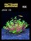 Купить Искусственное растение для аквариума ZooAqua M586, пластик и керамика, 12x12 см, фиолетовое, жёлтое и салатовое