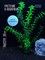 Искусственное растение для аквариума ZooAqua S1232, 30 см, керамика, пластик