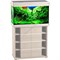 Аквариум Biodesign Altum 135, силикатное стекло Pilkington Optifloat™, 6 мм, 135 л, 81x38x53 см, шторка для автокормушки, белёный дуб купить в Минске