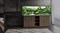 Аквариум Biodesign Атолл 1000, силикатное стекло Pilkington Optifloat™, 10-12 мм, 825 л, 201x66x76 см, шторка для автокормушки, белёный дуб купить с доставкой