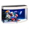 Купить Аквариум Biodesign Панорама 100, силикатное стекло Pilkington Optifloat™, 5-6 мм, 98 л, 71x36x52 см, шторка для автокормушки, беленый дуб
