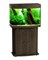 Аквариум Biodesign Панорама 100, силикатное стекло Pilkington Optifloat™, 5-6 мм, 98 л, 71x36x52 см, шторка для автокормушки, золотой орех купить в Минске