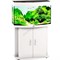 Аквариум Biodesign Панорама 120, силикатное стекло Pilkington Optifloat™, 5-6 мм, 117 л, 81x38x52 см, шторка для автокормушки, белый купить в Минске