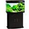 Аквариум Biodesign Панорама 120, силикатное стекло Pilkington Optifloat™, 5-6 мм, 117 л, 81x38x52 см, шторка для автокормушки, черный купить в Минске