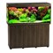Аквариум Biodesign Риф 280, силикатное стекло Pilkington Optifloat™, 6-8 мм, 280 л, 126x46x60 см, шторка для автокормушки, золотой орех купить в Минске