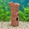Коряга №309ск ZooAqua из глины, противоположная сторона с полостью и рельефом коры