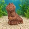 Замок №128 ZooAqua из глины, боковой ракурс круглых башен и лестницы