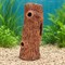 Коряга №310 ZooAqua из глины, сторона с отверстиями и рельефом коры