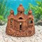 Замок №25 ZooAqua, прямой ракурс трёх куполов и каменного основания