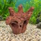 Глиняный пень №84 ZooAqua, вид нижней части и полого основания