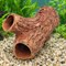 Коряга №311 ск ZooAqua, крупный ракурс полых ответвлений и фактуры коры