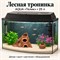Аквариум Aqua «Телик» 25 л «Лесная тропинка» с глиняным декором, растениями и включённым освещением