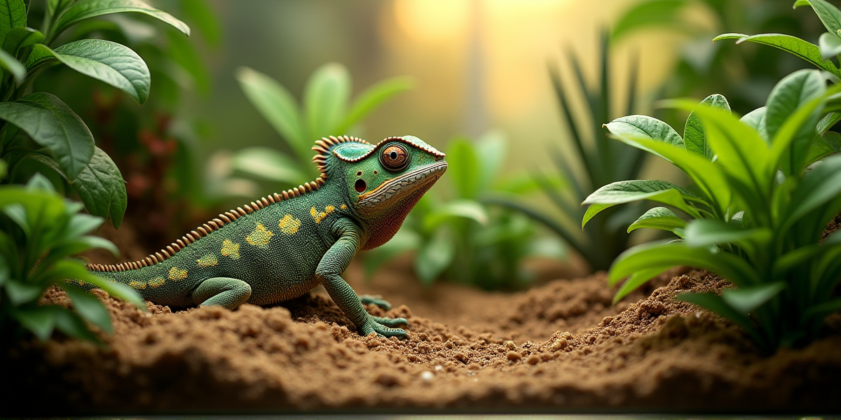 Сравнение пустынного террариума с песком и камнями и влажного палюдариума с водной частью