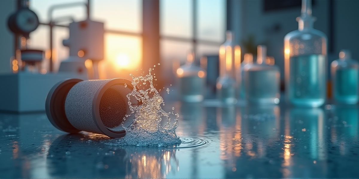 Макросъемка пористой структуры спеченного стекла (Siporax) и вулканической лавы