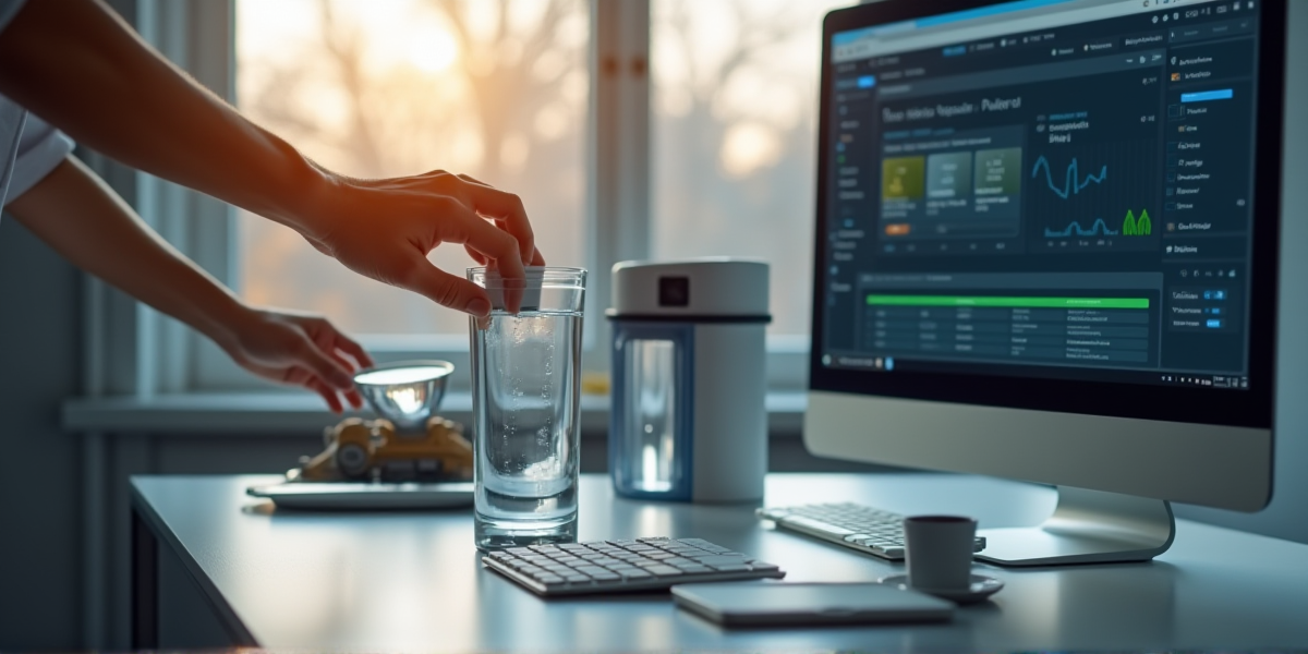 Детальная схема подключения внешнего канистрового фильтра с указанием узлов IN и OUT