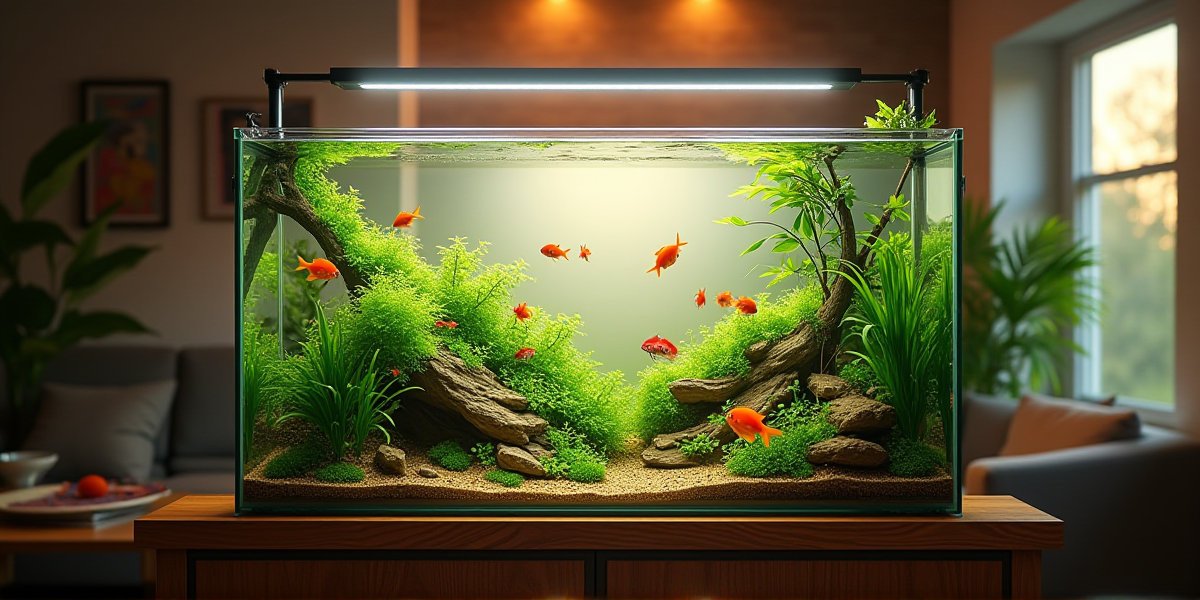 Сравнение визуального восприятия трех аквариумов: нано-куб, классический прямоугольник на 100 литров и большой видовой аквариум