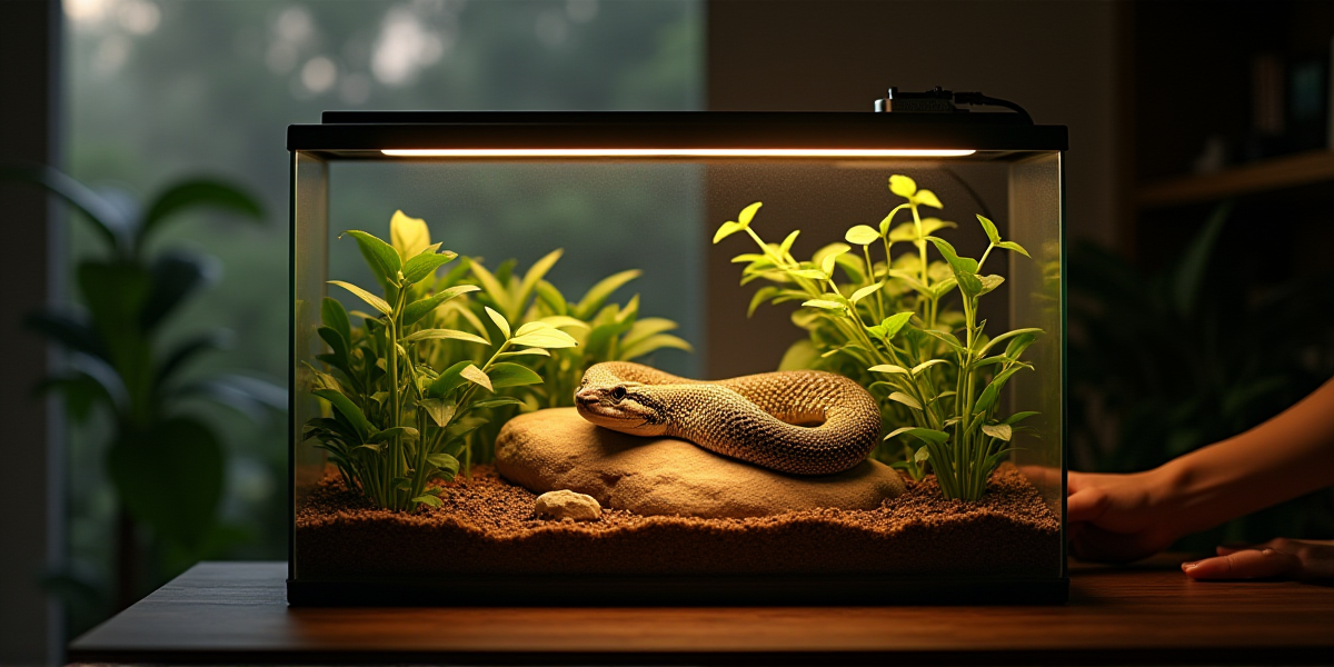 Счастливый владелец держит спокойного королевского питона на руках