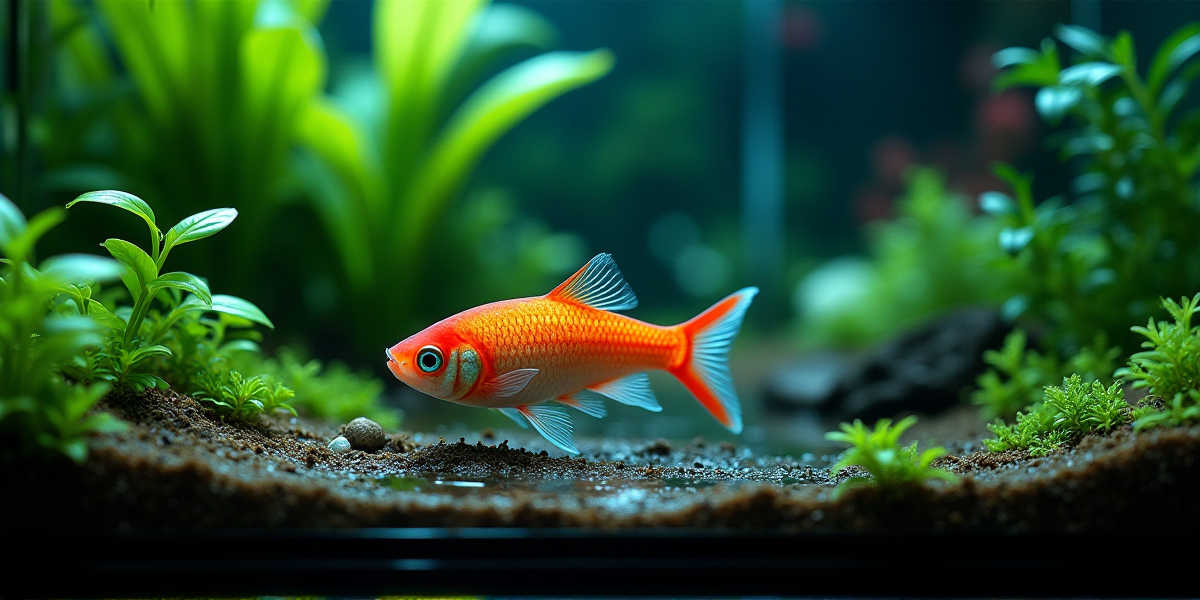 Террариум с правильным освещением и живыми растениями