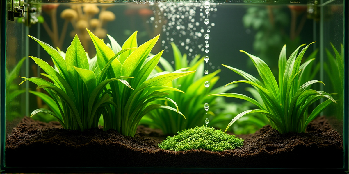 Процесс посадки криптокорины в питательный грунт