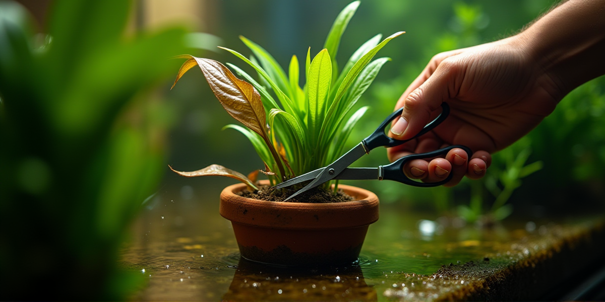 Акваскейп с использованием различных видов криптокорин