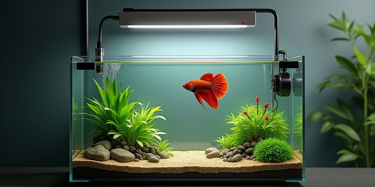 Оформление аквариума для Петушка