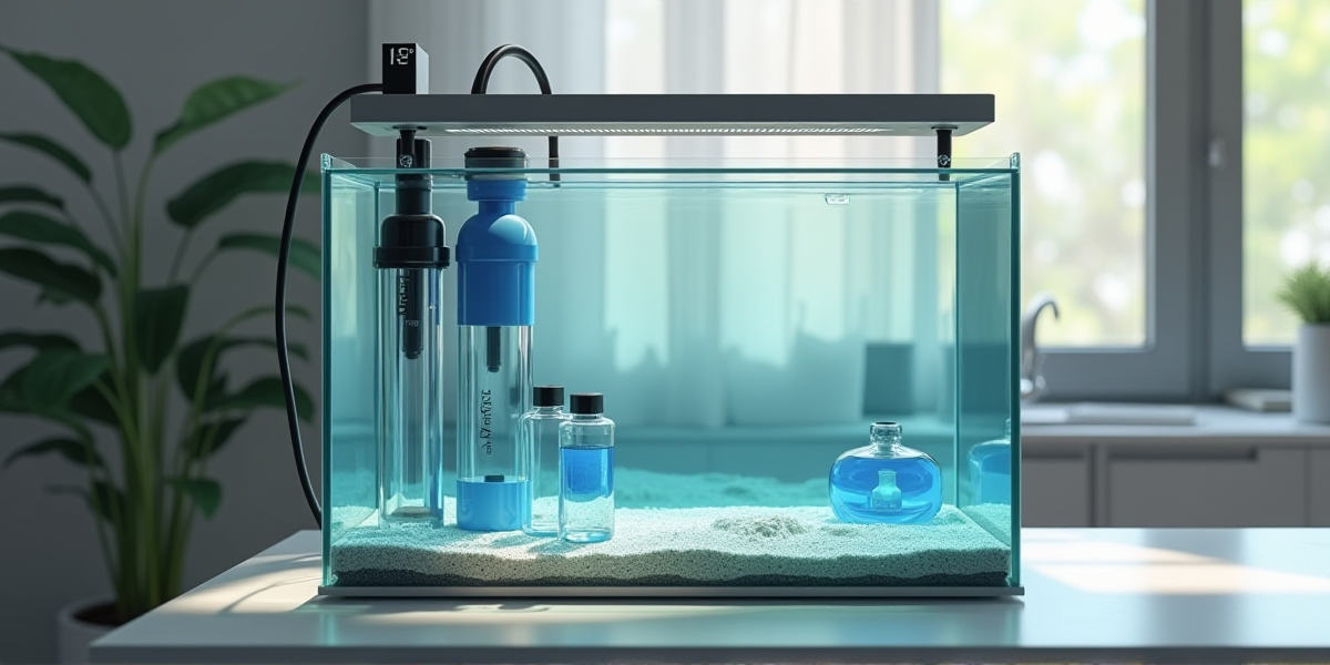 Набор необходимого оборудования: фильтр, нагреватель, компрессор