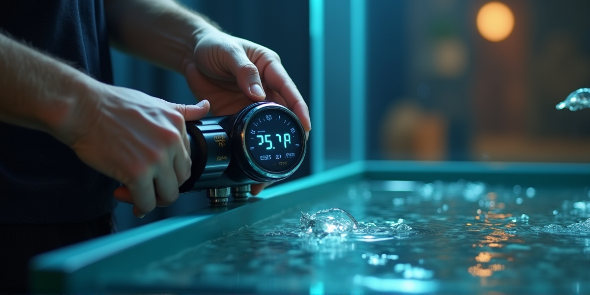 Установка фильтра и нагревателя