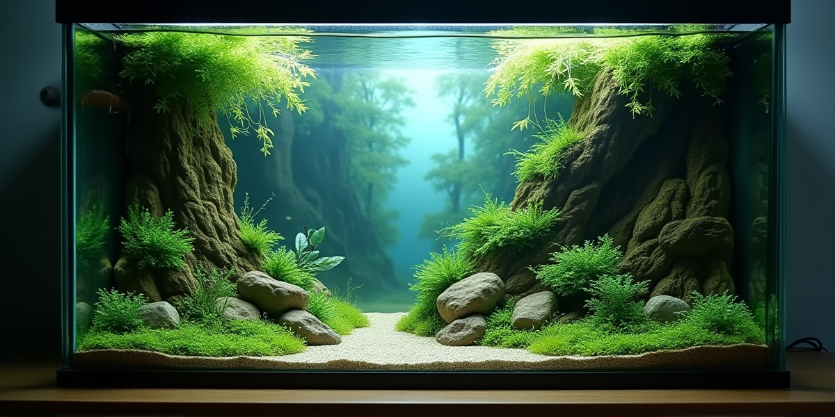 Аквариум с правильно подобранным фоном