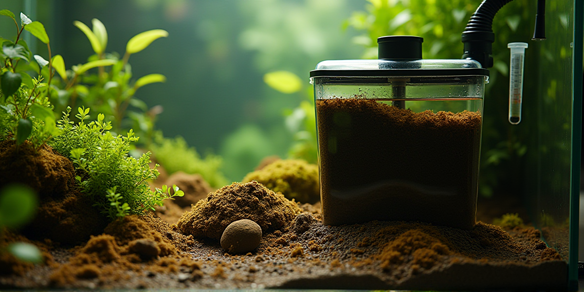 Торфяной наполнитель для аквариумного фильтра