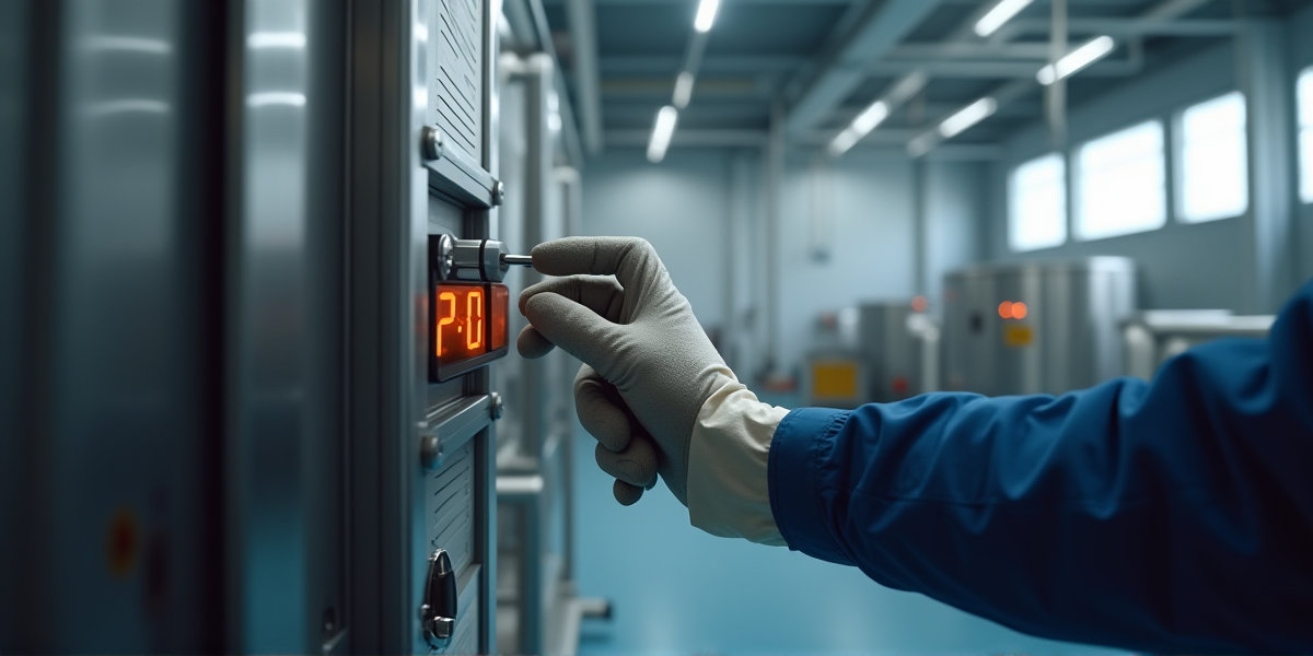 Сравнение цифрового термометра и термонаклейки